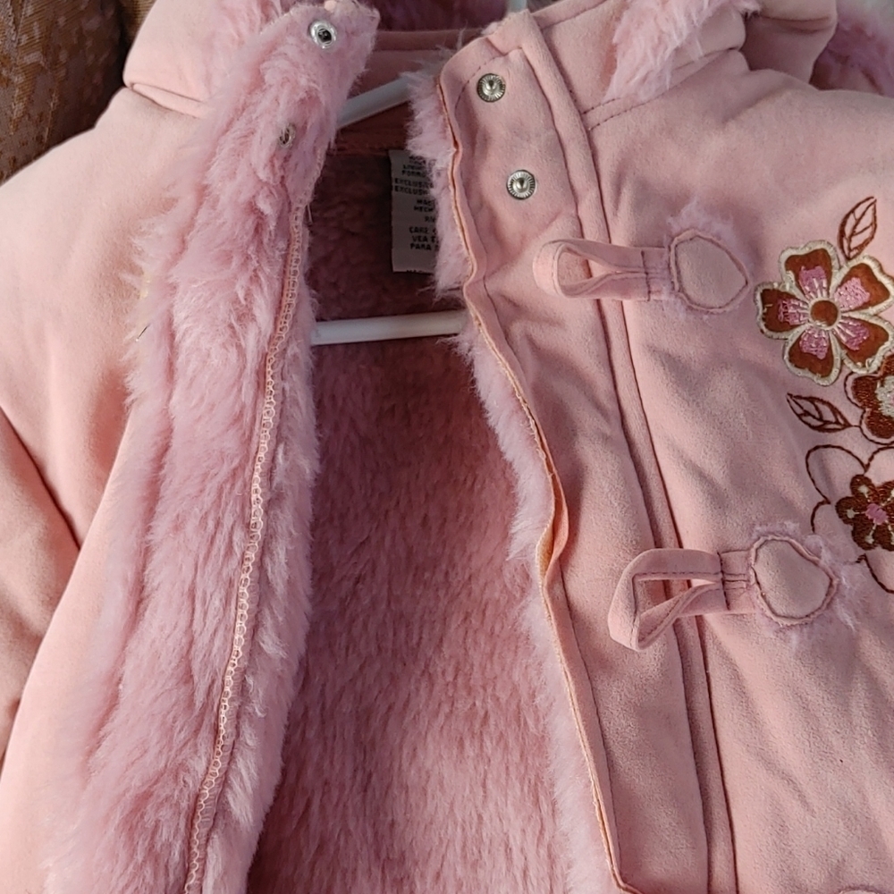 Girls winter jacket‎ Coat pink size 6X - Picture 6 of 7